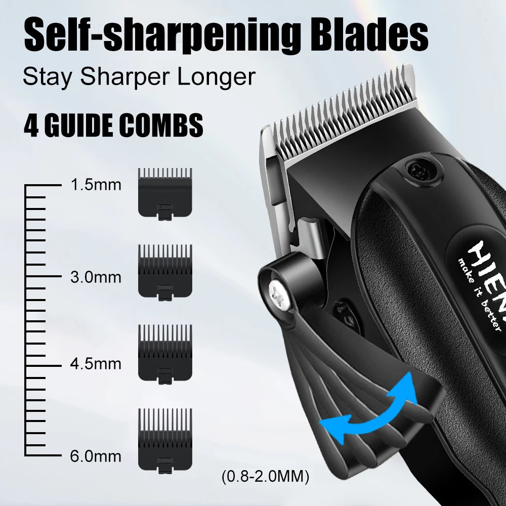 Hiena HYN-222 Electric Hair Clipper UBS Rechargeable Cordless Trimmer