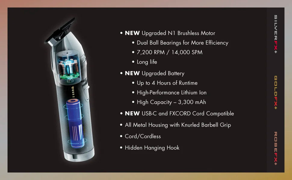 Professional Barber Cord/Cordless Hair Trimmers