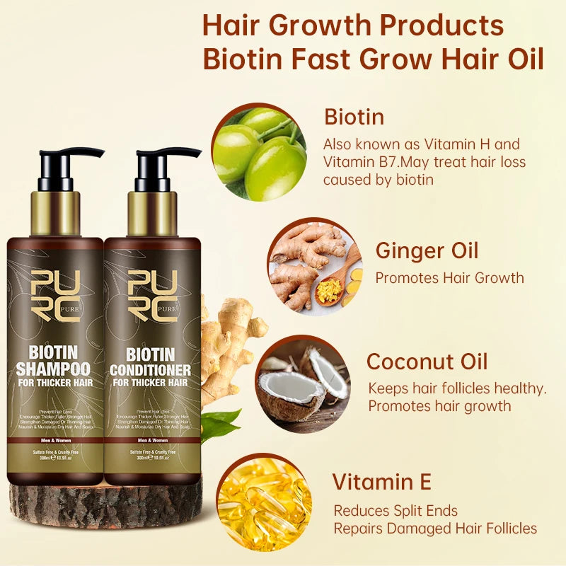 Prevent Hair Loss Shampoo And Conditioner Growth Oil
