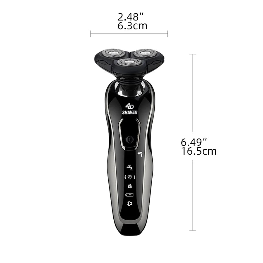 Professional men's electric shave for facial trimming