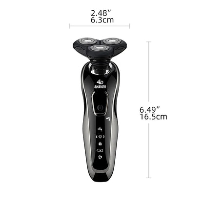 Professional men's electric shave for facial trimming