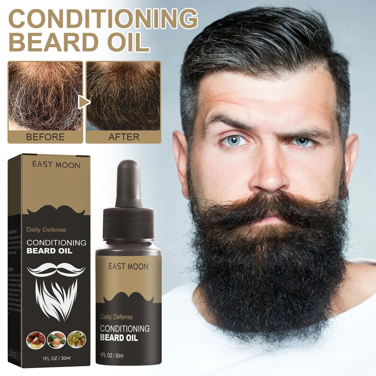 30ml Beard Growth Oil Serum For Men Beard Growth
