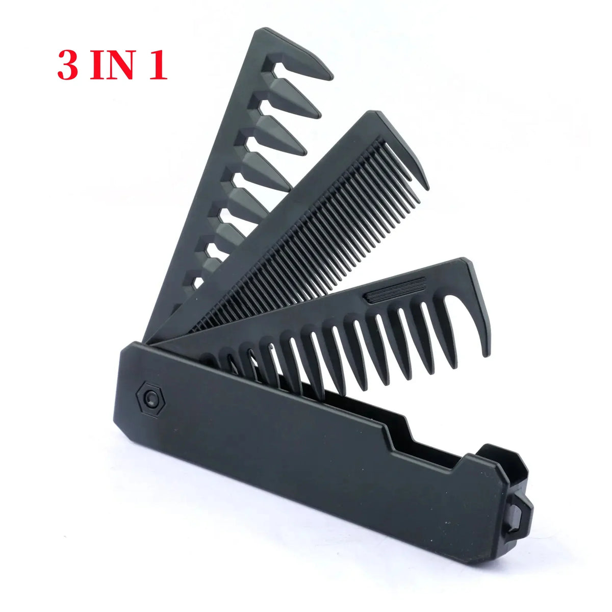 Multifunctional Portable Folding Pocket Combs Wide Tooth