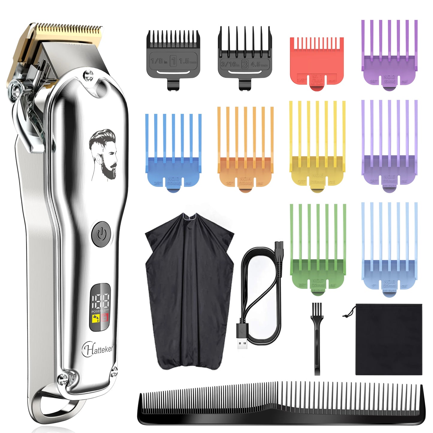 Professional Hair Cutting Machine Cordless Beard Trimmer