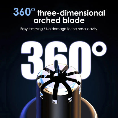 Electric Nose Hair Trimmer Clipper Rechargeable Multi-kinetic Shaving