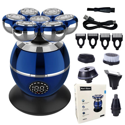 Electric Shaver 7D Floating Cutter Head Base Beard Trimmer