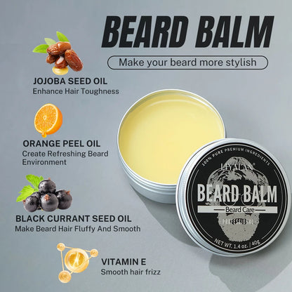 Men Beard Kit Beard Promote Enhancer Mustache Grooming