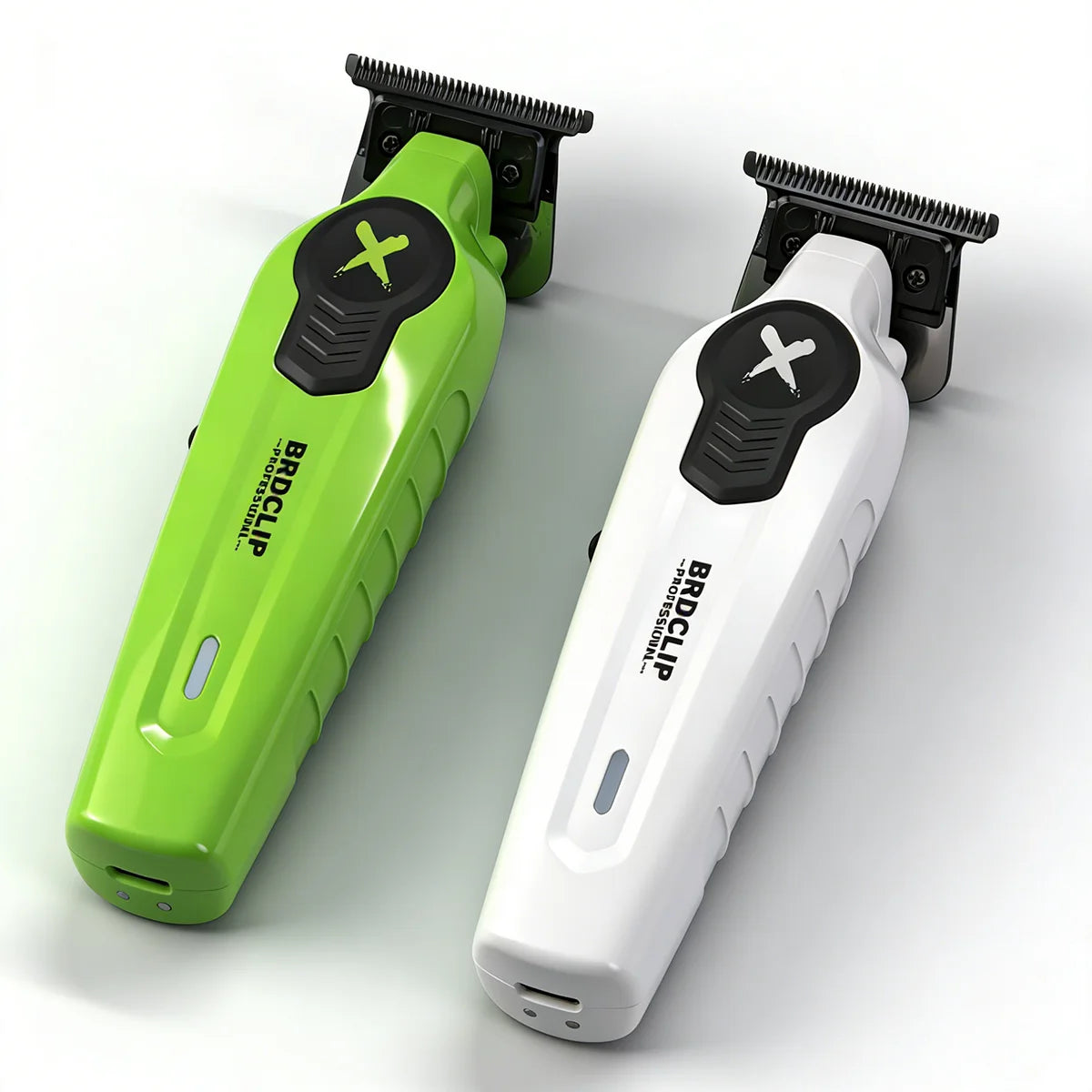 New White Professional FA1C-T-609 Barber Hair Clipper Set