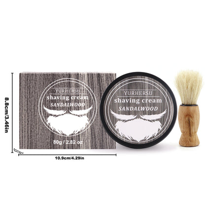Sandalwood Shaving Soap 80g Natural Glycerin Based