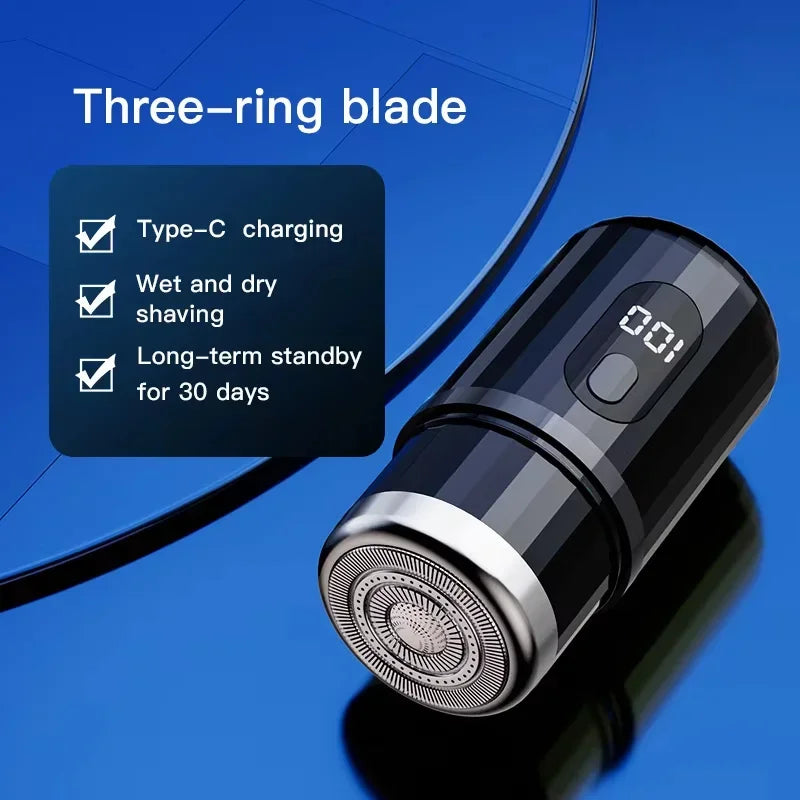Mini Electric Shaver USB-C Rechargeable Shaver  Cordless Shaver