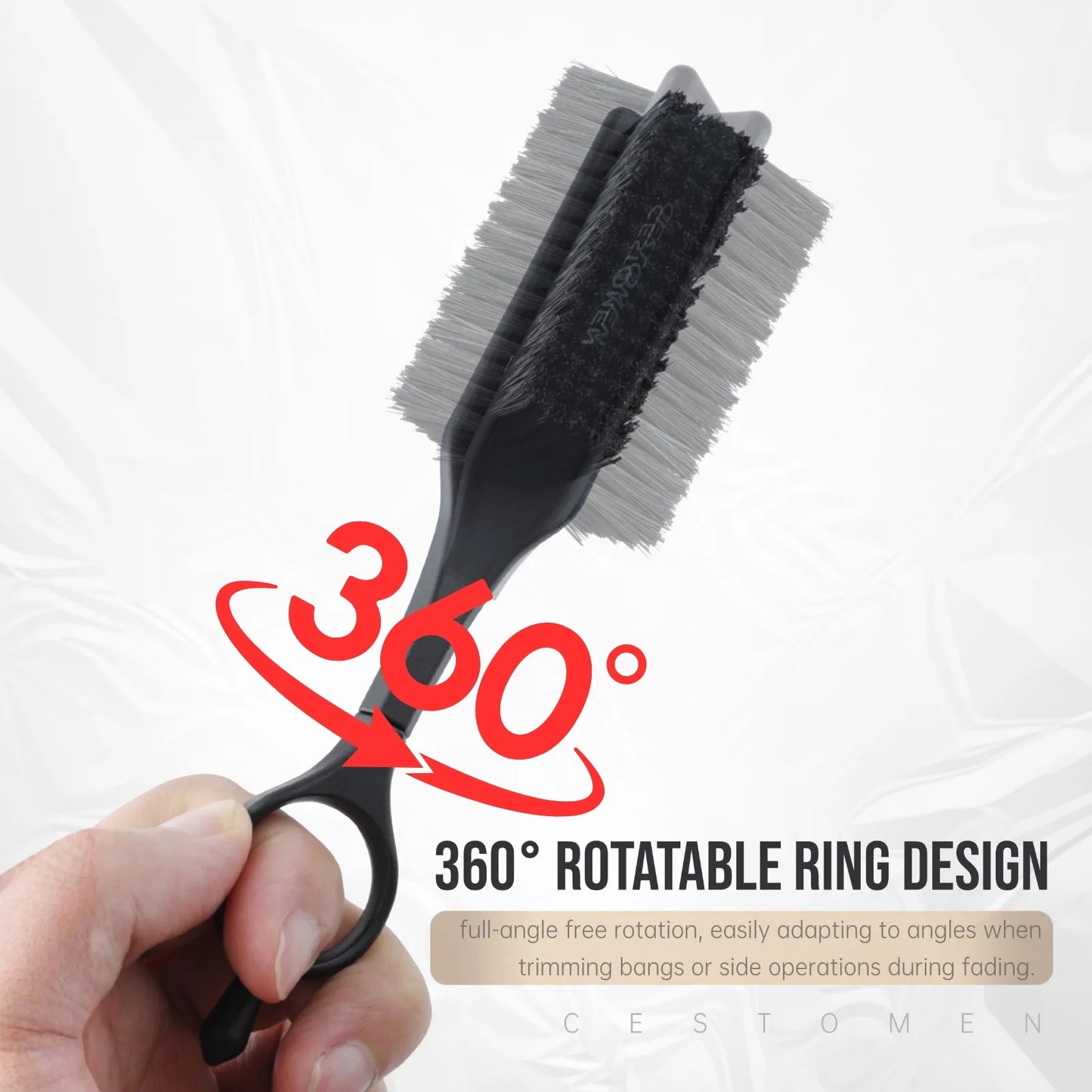 360°Rotatable Ring Folding Comb & Brush Set