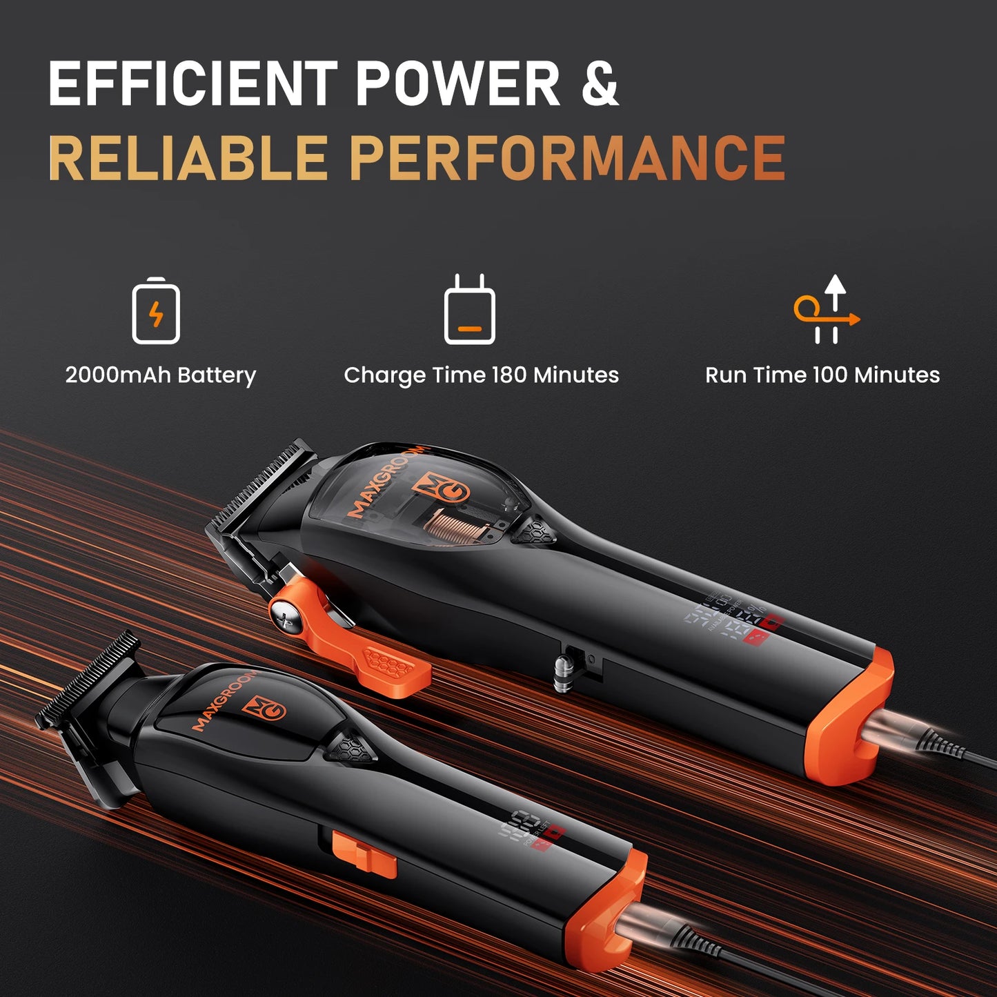 Professional Hair Clippers for Men Premium Home Haircut Kit
