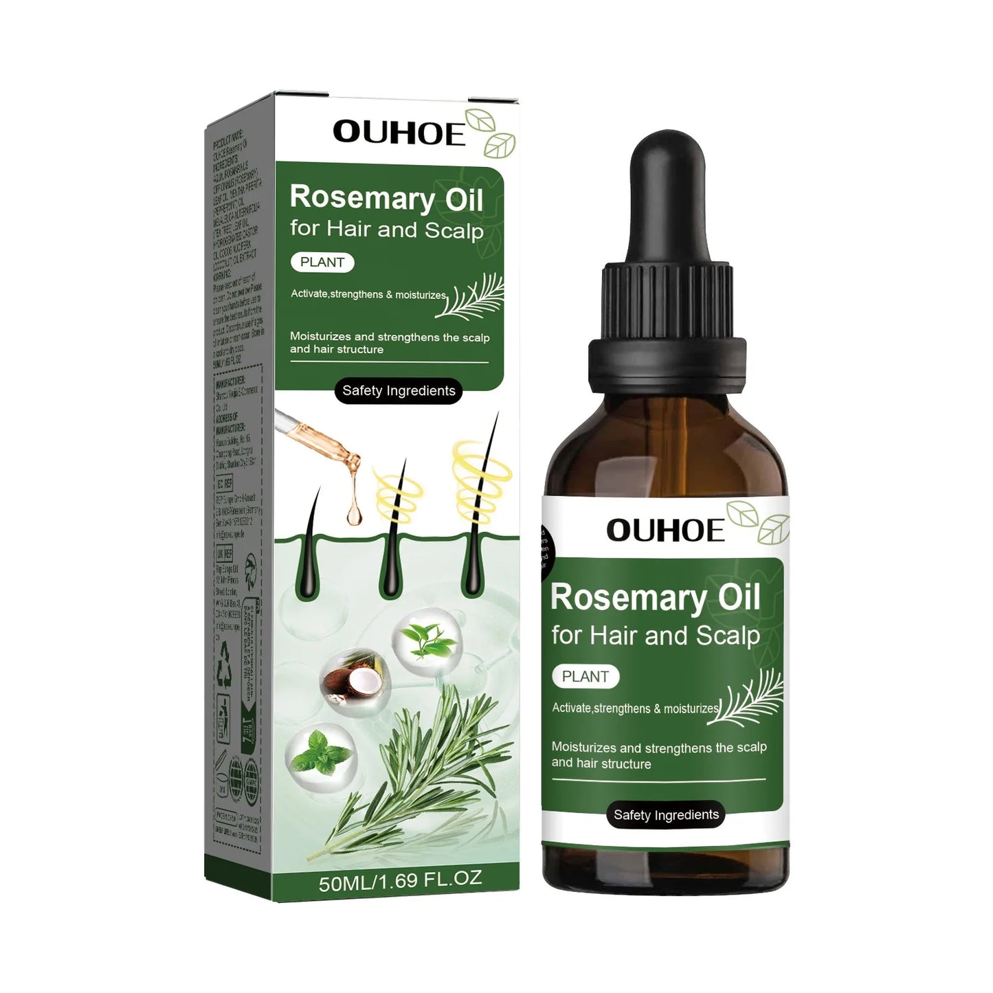 Rosemary Hair Growth Oil Hair Care Thickness Deep Nourishing