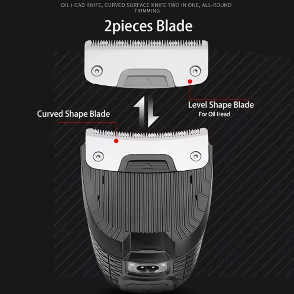 Kemei Self-Haircut Electric Beard Hair Trimmer For Men Grooming