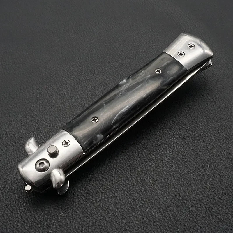 Stainless Steel Foldable Automatic Combs Butterfly Pocket Comb