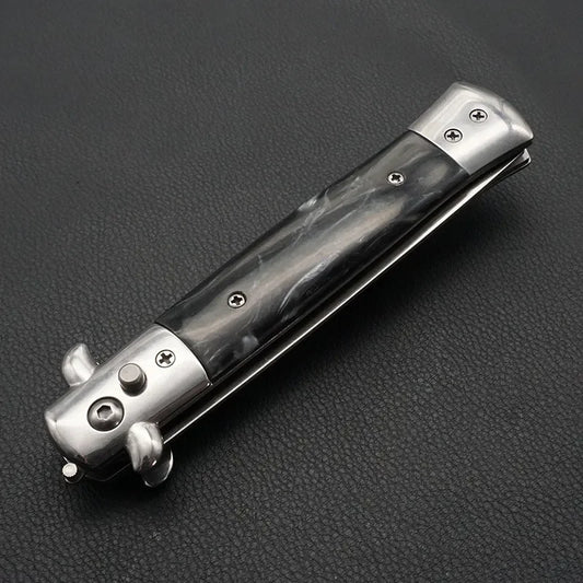 Stainless Steel Foldable Automatic Combs Butterfly Pocket Comb