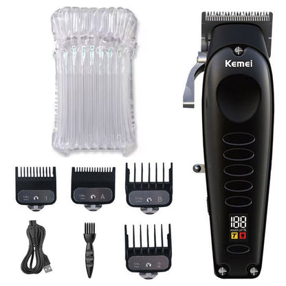 Original Kemei Full Metal Professional Hair Clipper Barber Hair Trimmer