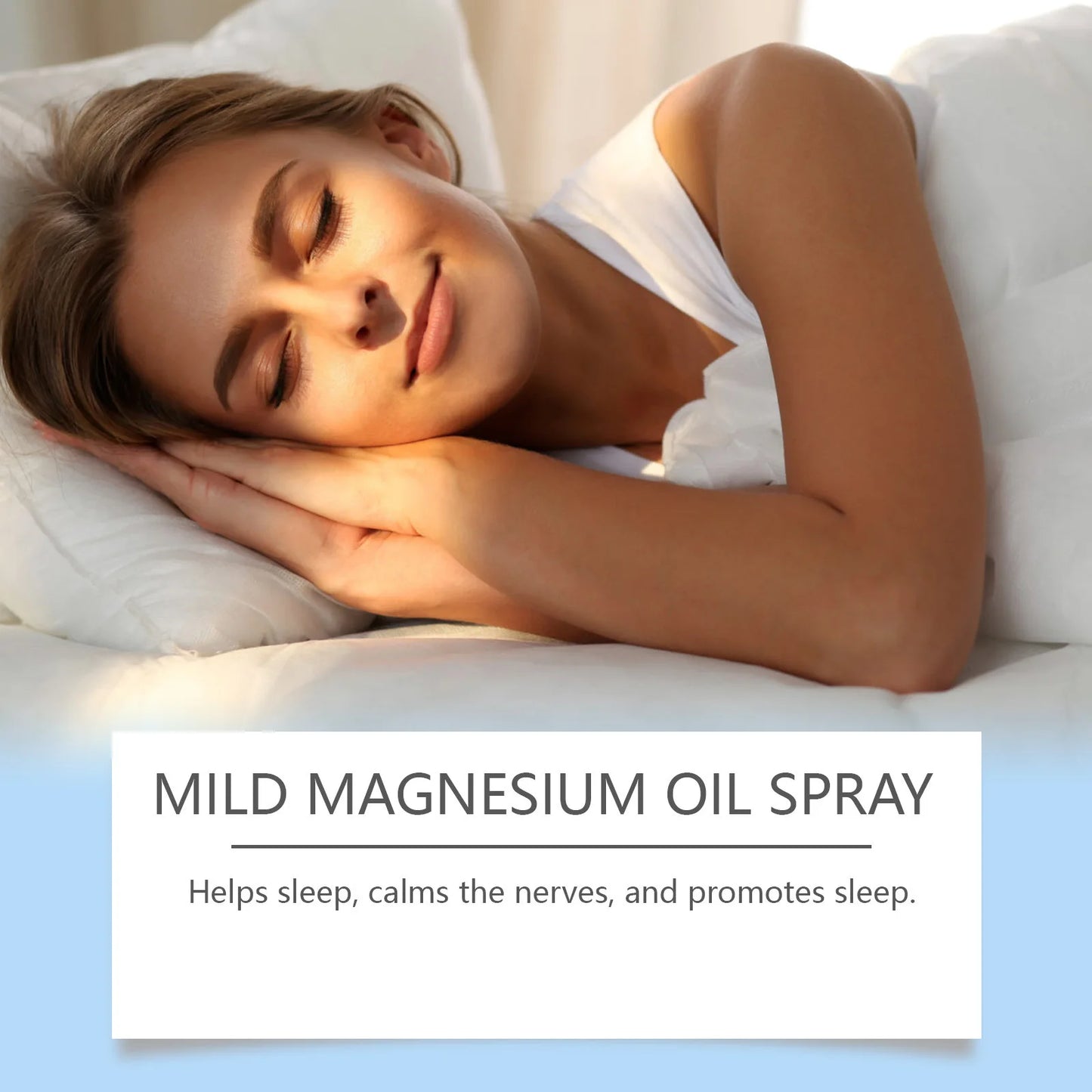 Organic Magnesium Oil Spray Promote Calm Better Sleep