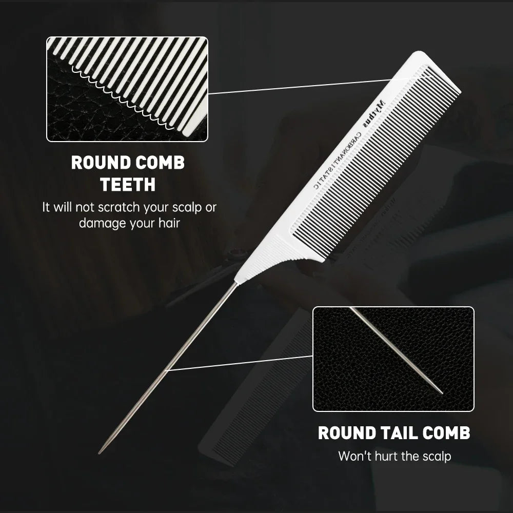 Professional Barber Haircut Hairdressing Styling Comb Sets
