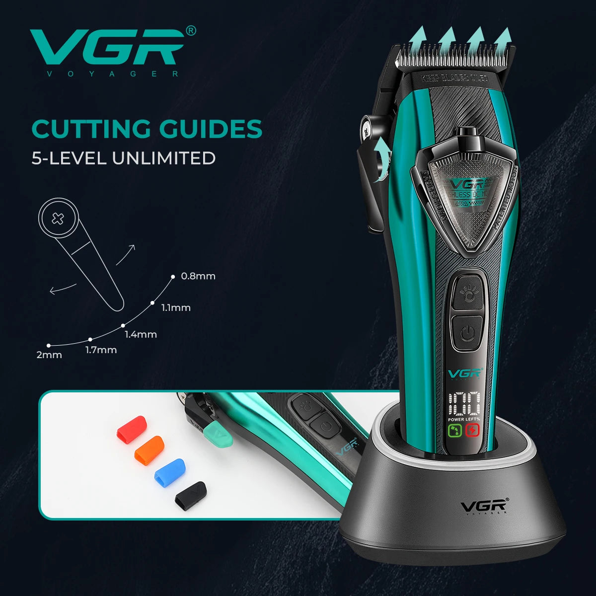 VGR Hair Trimmer Professional Hair Clipper for Men V-884