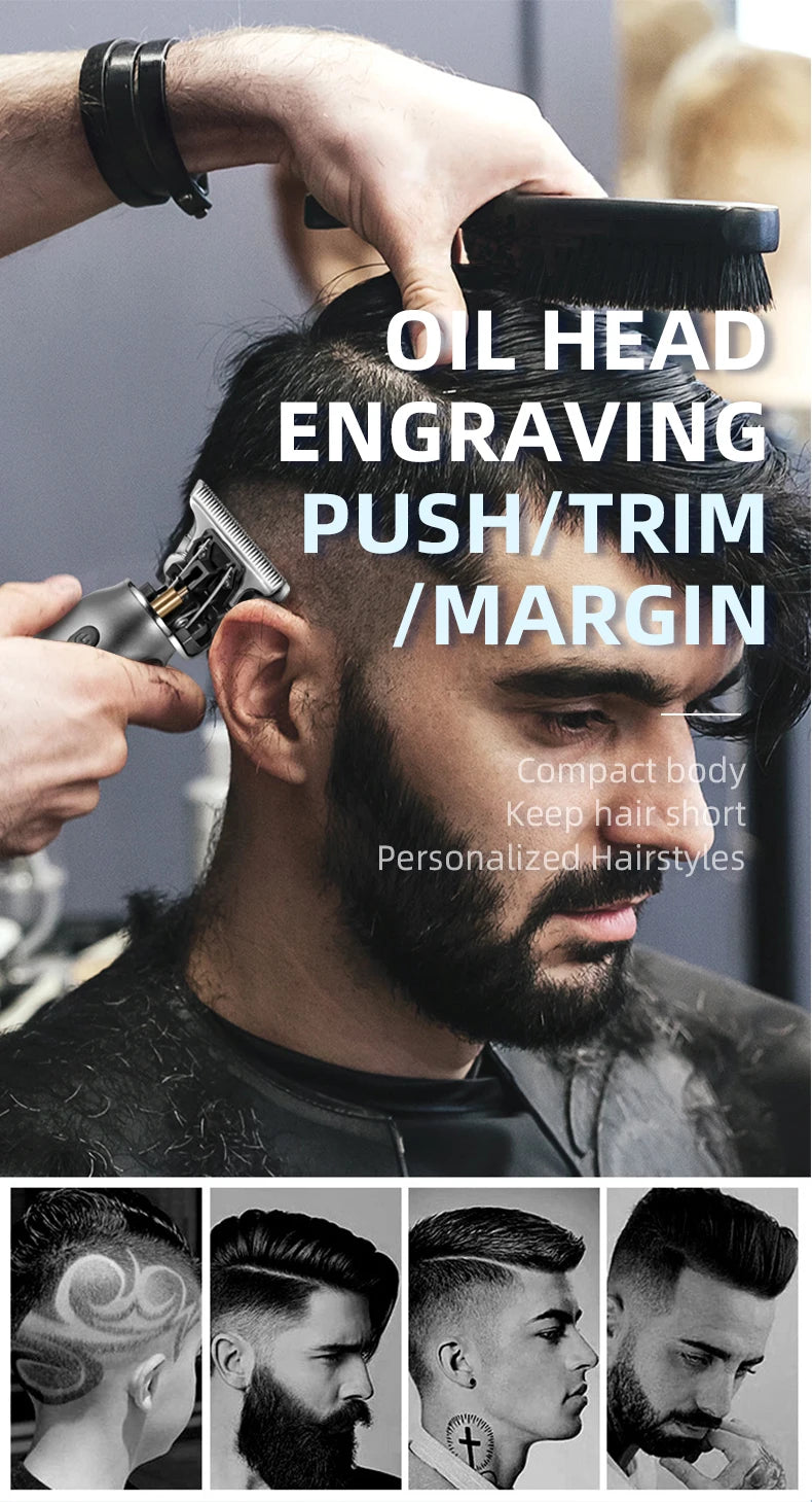 Kemei 10W Hair Clippers Men Beard Trimmer Cutter