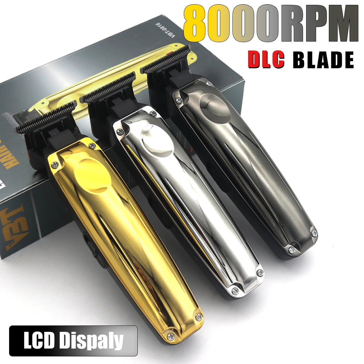 Hair Trimmer for Men Professional DLC Blade T-Blade Zero Gapped