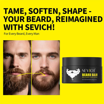 SEVICH Natural Beard Balm Wax Beard Growth Oil for Men
