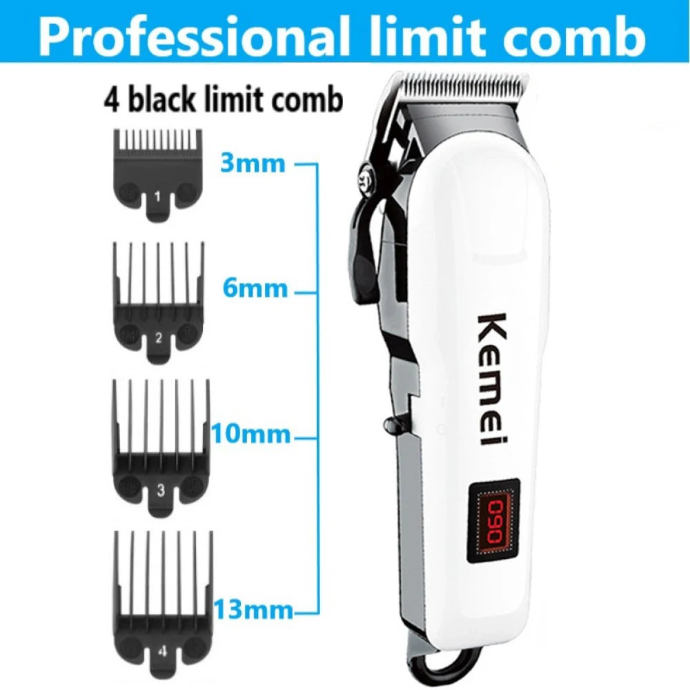 Electric Hair Clipper Hair Cut Maching Wireless Trimmer