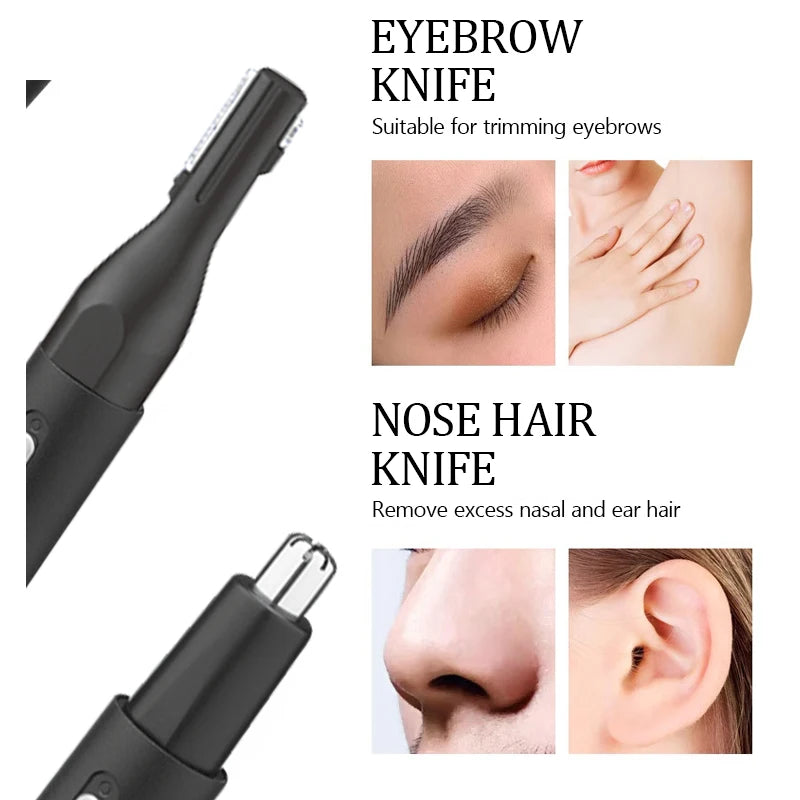 Kemei 6668 All In One Pen Nose Hair Trimmer For Men