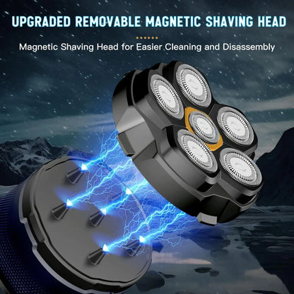 Titanium Electric Shaver-MEN'S Rechargeable Head and Face Shaver