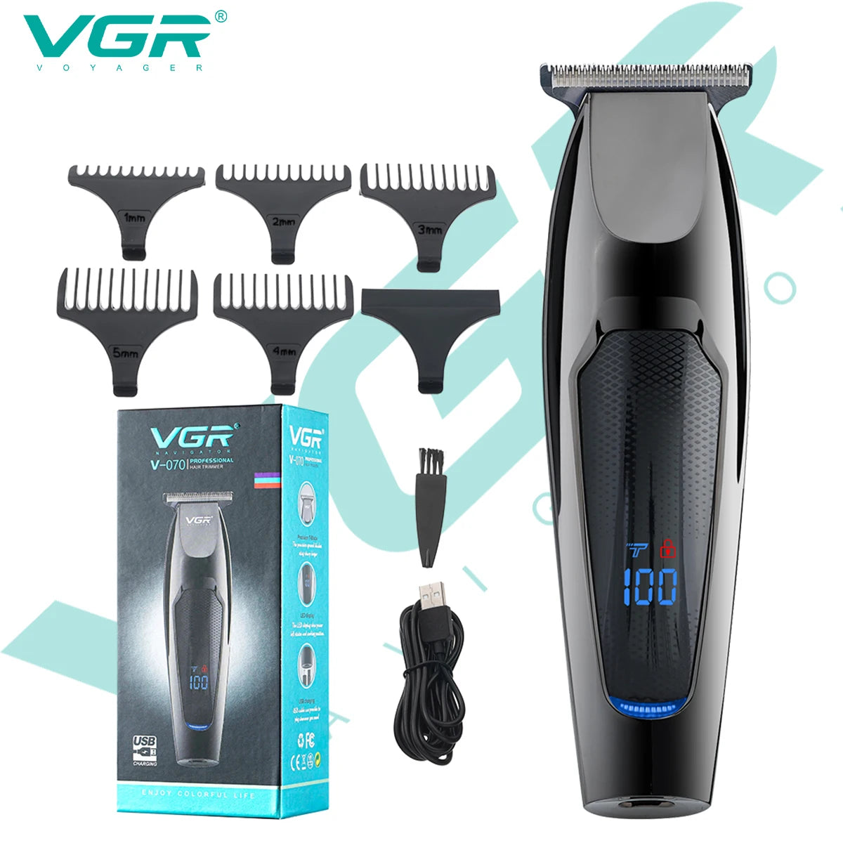 VGR Hair Trimmer Cordless Hair Cutting Machine Professional