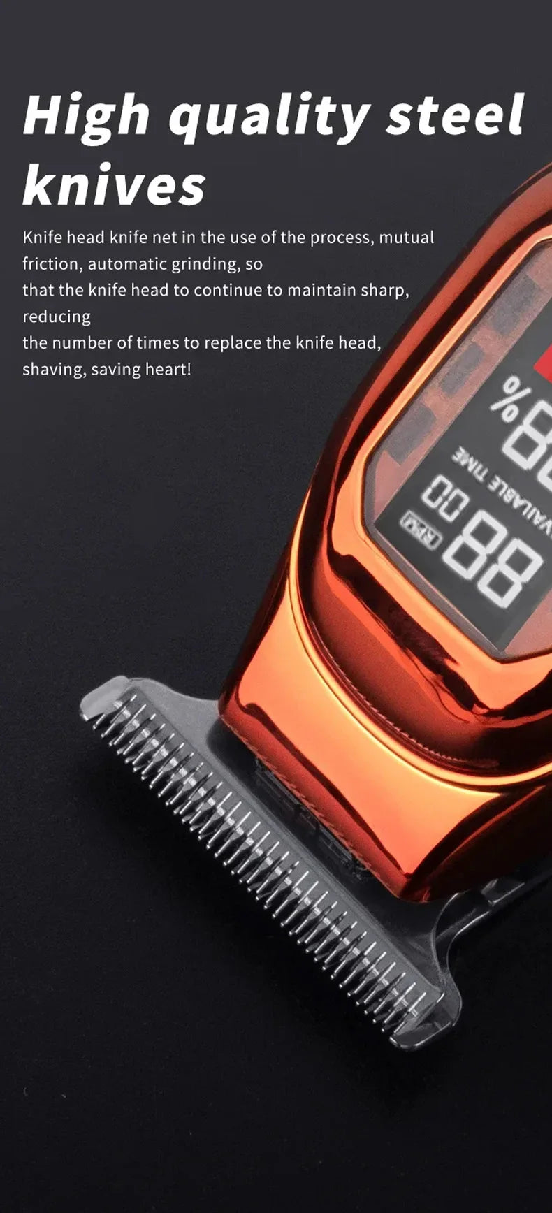 Hair Beard Trimmer for Men Professional T Liners Clippers Kit