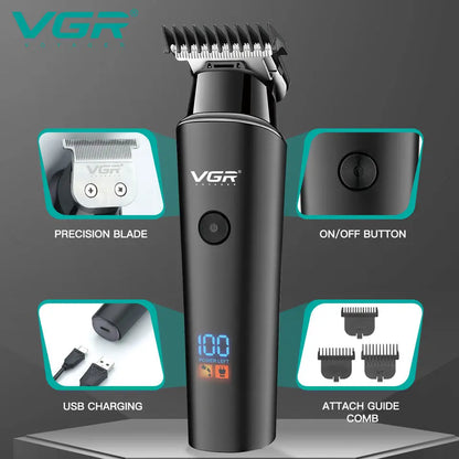 VGR V-937 Professional Electric Hair Trimmer Cordless Beard Set