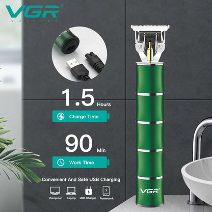 VGR Retro Metal Electric Hair Clipper Hair Trimmer V-193