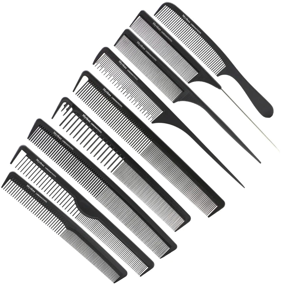 Professional Barber Haircut Hairdressing Styling Comb Sets