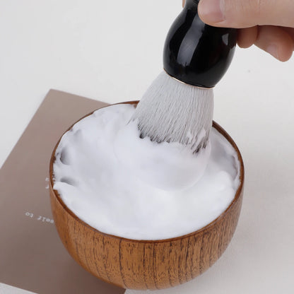Beard Shaving Brush Makeup brushes Wooden Handle Bristle