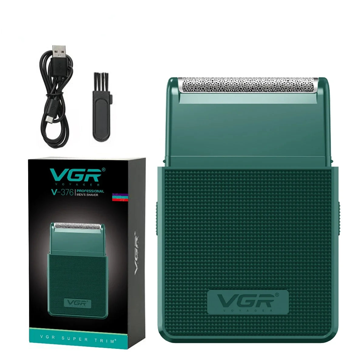 VGR Shaver Professional Hair Trimmers Rechargeable Beard Trimmer  V-376