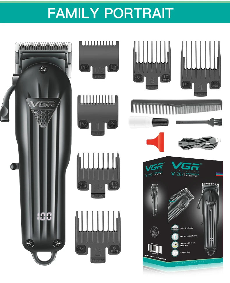 VGR Original Electric Professional Hair Trimmer V-282