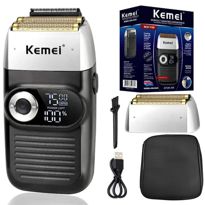 Kemei Rechargeable Cordless Shaver for Men KM-2026