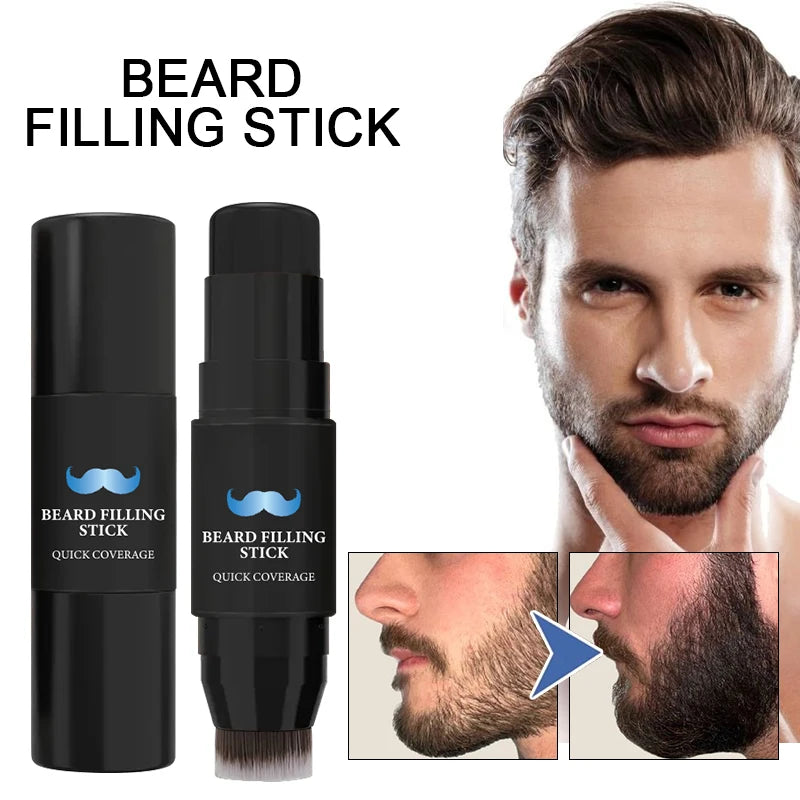 Beard Pencil Filler Stick And Brush for Men Beard Pen hair root