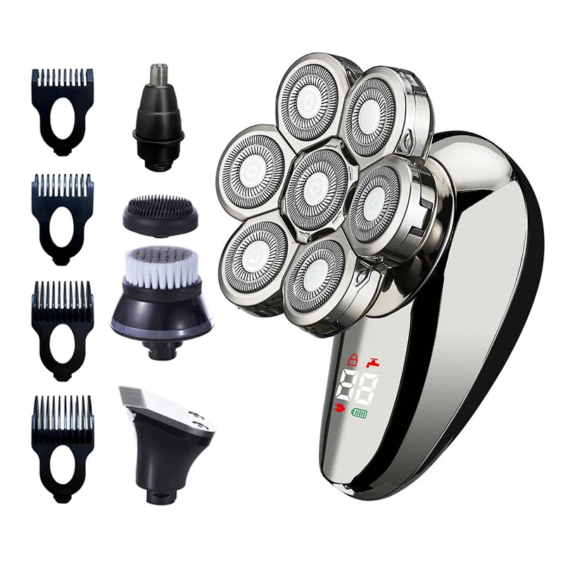 5 In 1 Electric Shaver For Men Bald Head Hair Clipper Razor