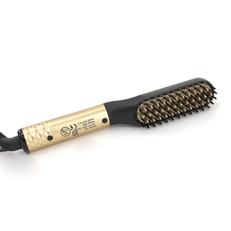 Men'S Beard Straightener Portable Fast Heating Styling Tool