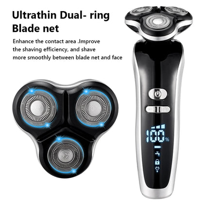 New Electric Shaver For Men 4D Electric Beard Trimmer For Men