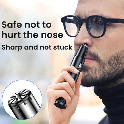 Electric Nose Hair Clipper Rechargeable Multi-kinetic Shaving