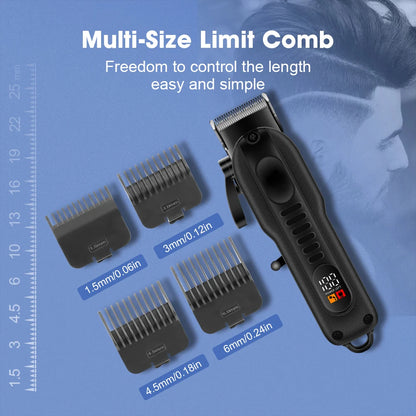 Professional Men Electric Hair Clipper Barber Finish Cutting Machine
