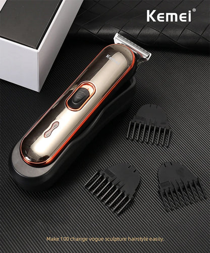 Kemei 371 Hair Clippers Men Professional Rechargeable Machine