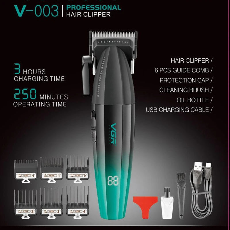 Original VGR Metal 9000RPM Hair Clipper Hair Cutting