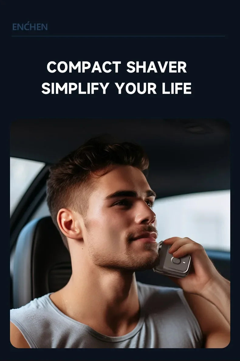 ENCHEN Beard Trimmer Mini Shaver Professional 2D Face Razor