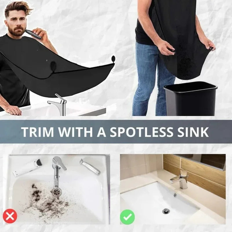 Male Shaving Aprons Beard Shaving Bib