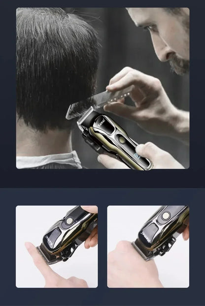 Kemei Hair Clipper Electric Hair Trimmer for Men Electric Shaver